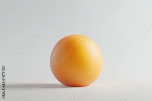 Wallpaper Mural A single, speckled, orange egg rests on a plain white background. Torontodigital.ca