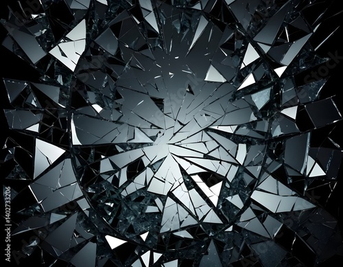 Shattered Glass Explosion