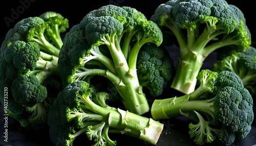 Fresh Green Broccoli Florets