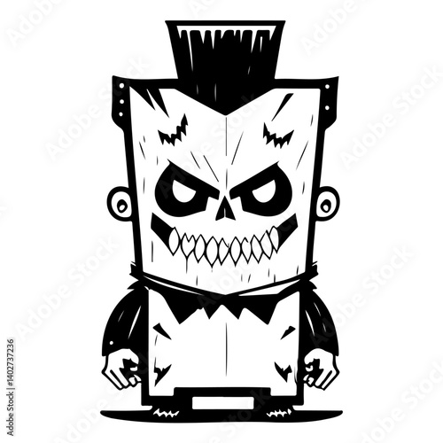 Monster Cartoon Character Halloween vector graphics