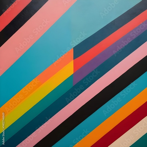 Abstract Diagonal Stripes in Vibrant Colors Free Download Abstract Diagonal Stripes in Vibrant Colors - GFXLoad
