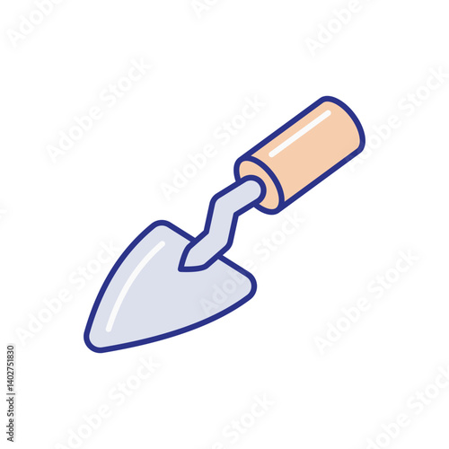 Trowel Icon vector stock illustration