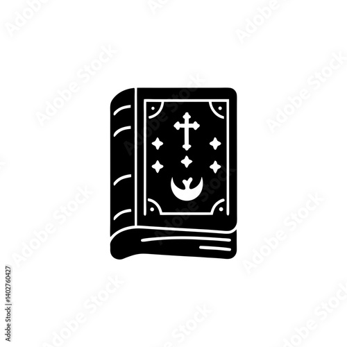 creative details Bible Icon Vector Illustration