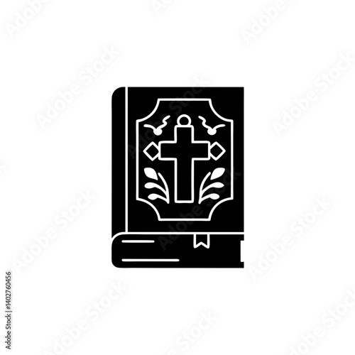 creative details Bible Icon Vector Illustration