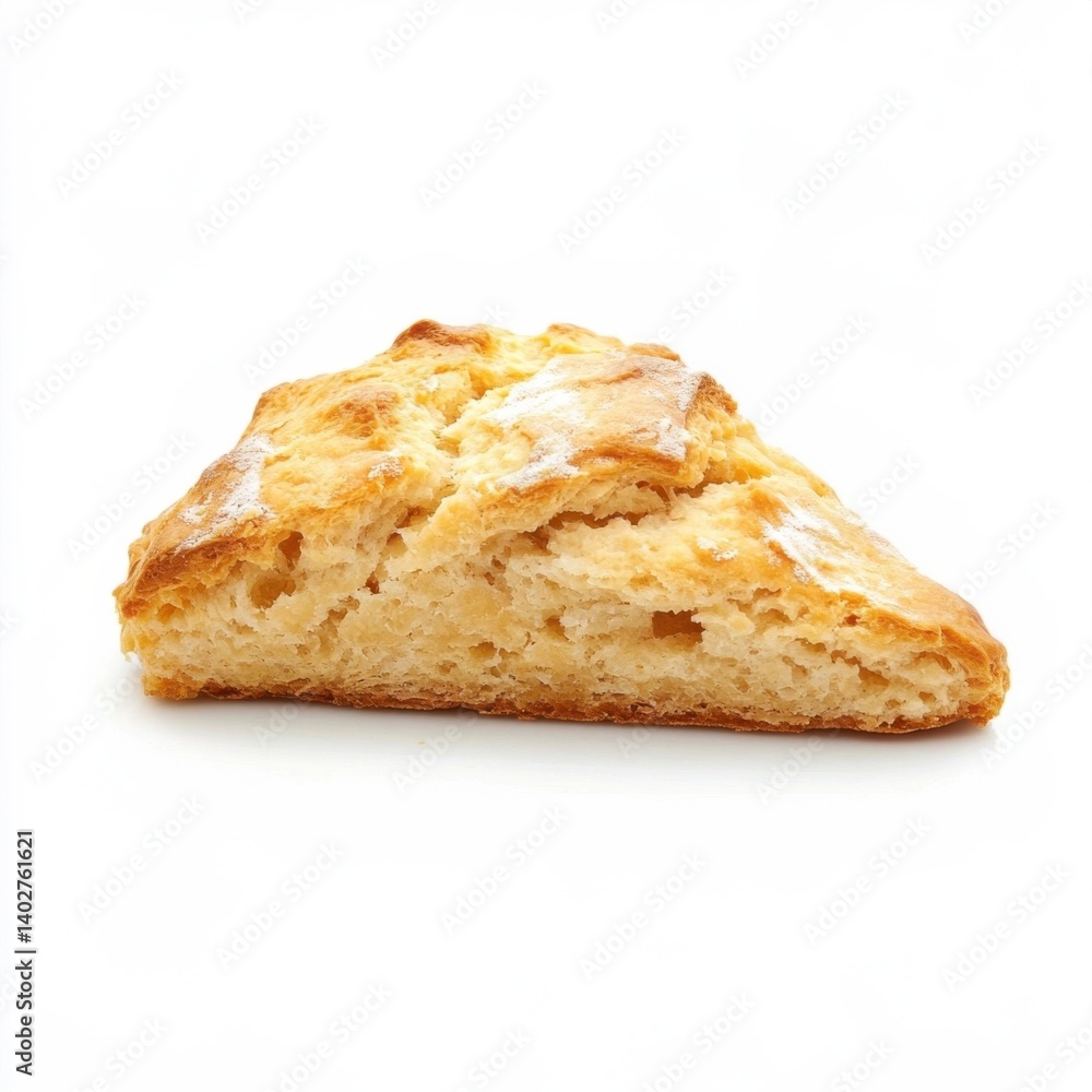 A freshly baked blueberry scone with a golden brown exterior, soft crumb, and bursts of juicy blueberries A freshly baked blueberry scone with a golden brown exterior, soft crumb, and bursts of juicy blueberries