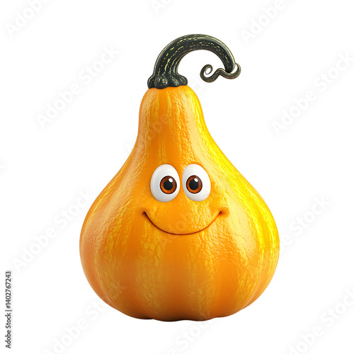 Wallpaper Mural gourd cartoon isolated on white background full depth of field  Torontodigital.ca