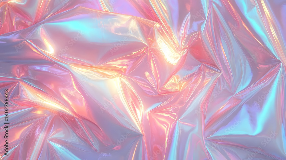 Fototapeta premium Dreamy light abstract background with iridescent pastel tones for modern design