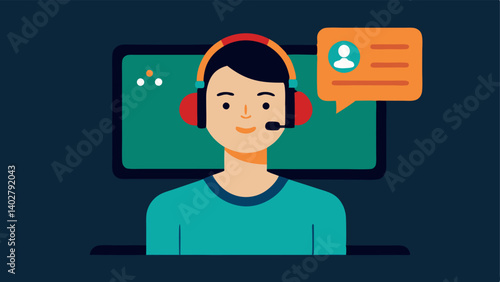 Hearing Accessibility Features An image featuring a gamer with hearing aids using a screen displaying visual cues and subtitles for ingame dialogue instead of audio.