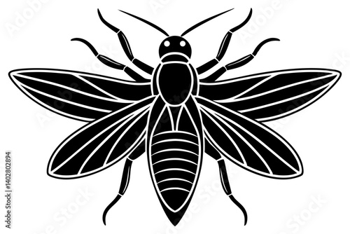 High-quality vector illustration of various insects, ideal for scientific, educational, and design purposes. This detailed and scalable artwork features common insect species such as mosquitoes, flies
