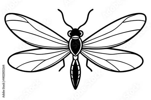 High-quality vector illustration of various insects, ideal for scientific, educational, and design purposes. This detailed and scalable artwork features common insect species such as mosquitoes, flies
