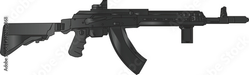 The Illustration of the assault riffle weapon type