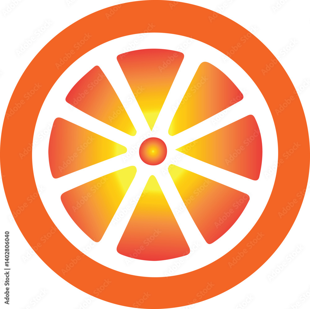 vector illustration of a yellow circle sign vector illustration of a yellow circle sign
