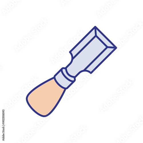 Chisel Icon vector stock illustration