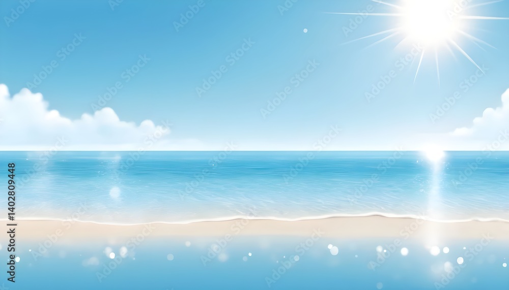 Obraz premium Sunny Beach Scene