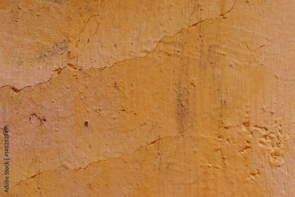 Fototapeta premium Abstract background made of orange plaster.