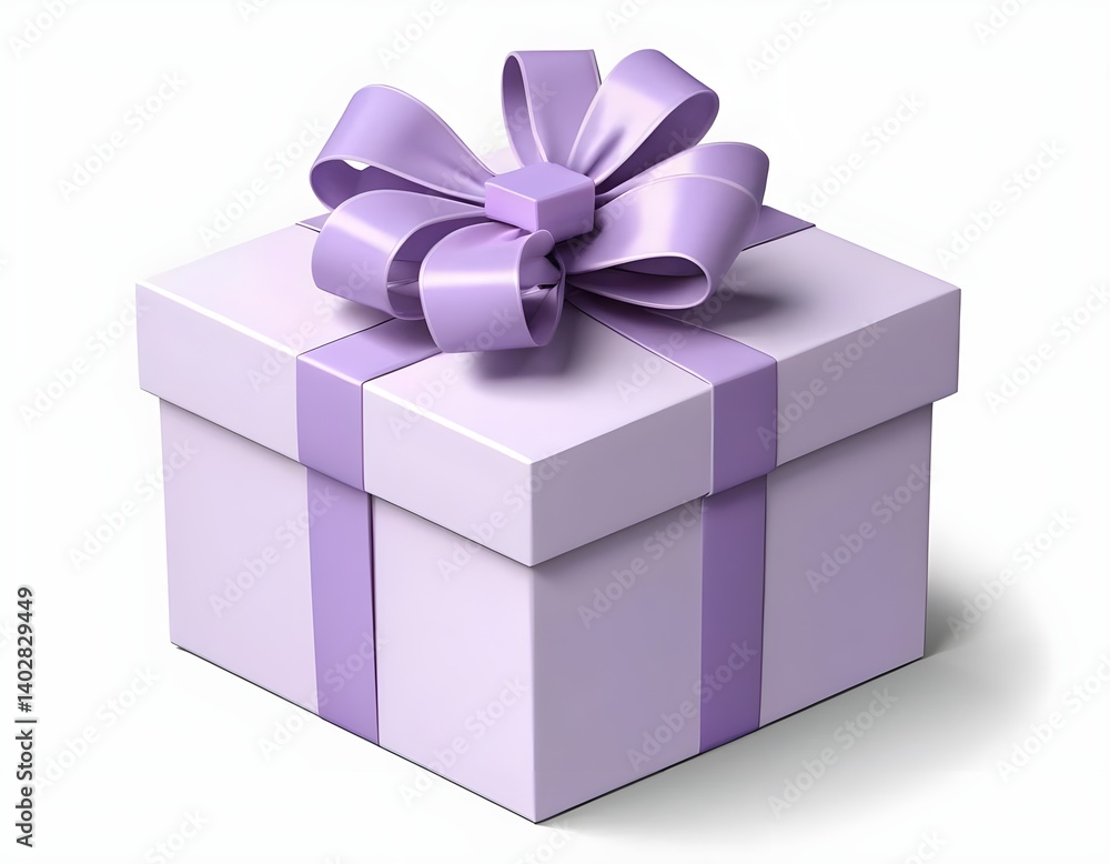 Lavender Gift Box with Bow Lavender Gift Box with Bow