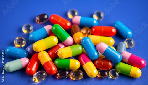 A digital representation of a pill on a network background symbolizes ai-driven precision medicine.