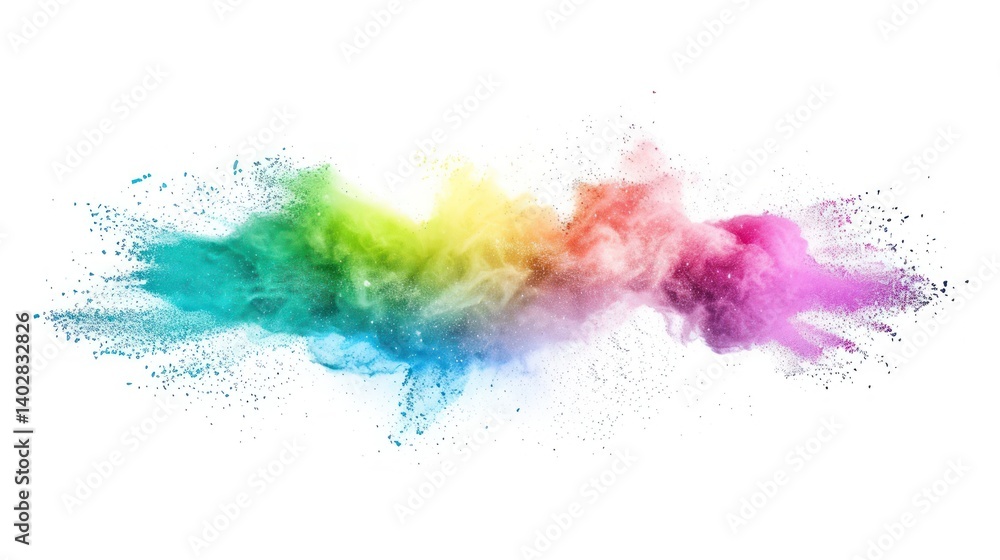 Obraz premium Colorful Powder Explosion