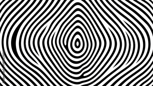 Wallpaper Mural A mesmerizing abstract pattern of black and white stripes. Torontodigital.ca