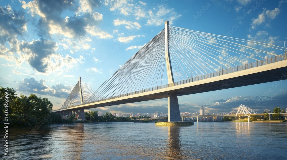 Obraz premium How does structural engineering ensure the safety of bridges?