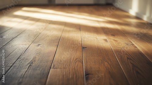 Wallpaper Mural Carpenter installing a wooden floor. Featuring floor installation and home renovation Torontodigital.ca
