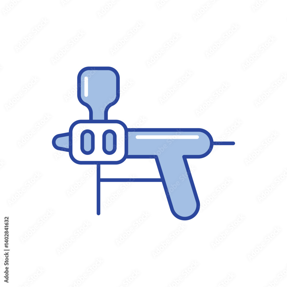 Obraz premium Caulking Gun Icon vector stock illustration