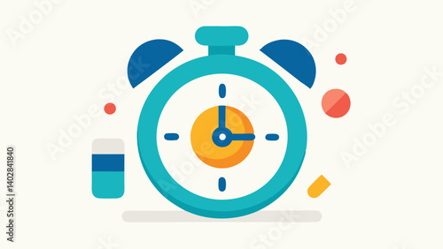 Reminder Alerts An illustrated alarm clock with a reminder icon suggesting the user to take medications or perform specific healthrelated tasks based on biomarker readings.