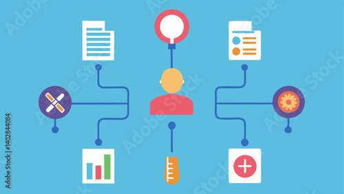 Schematic of Genetic Testing Process A flowchartstyle illustration depicting the steps of genetic testing from sample collection to interpretation of results with emphasis on