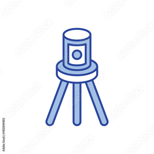 Laser Level Icon vector stock illustration