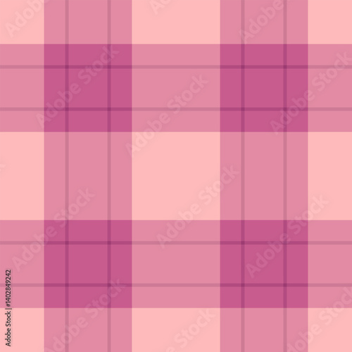 Elegant pink and blush plaid pattern. Perfect for textile design, wallpaper, or website backgrounds.  Subtle texture and soft color palette evoke feelings of calmness and sophistication.