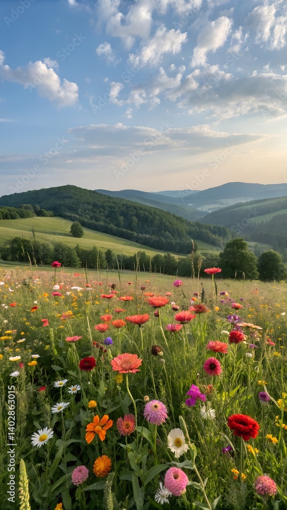 Floral Field for mobile wallpaper Floral Field for mobile wallpaper