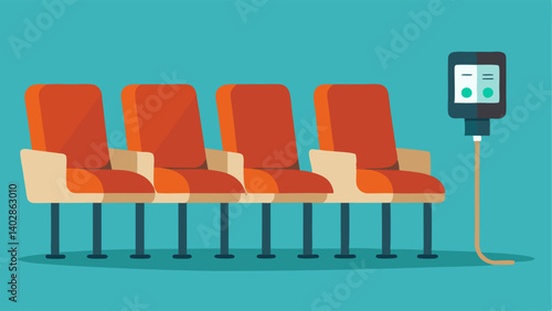 Each row of chairs had its own electrical outlet and USB port making it easy for attendees to charge their devices.