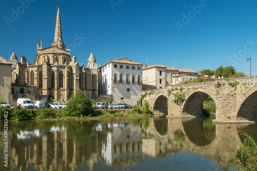 Obraz na płótnie Picturesque Limoux town in France w salonie