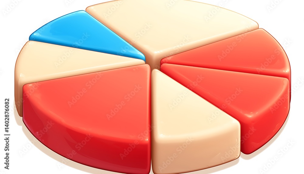 Obraz premium Pie Chart Illustration