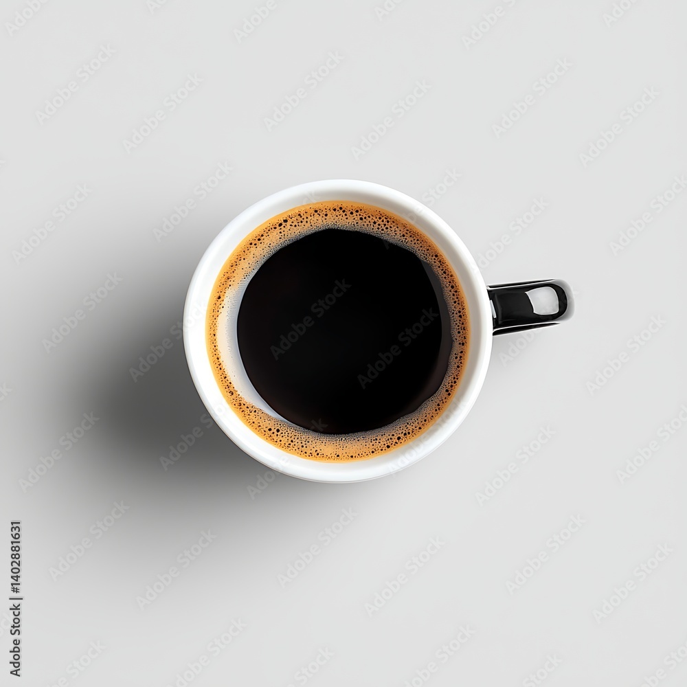 Coffee Cup Top View Coffee Cup Top View