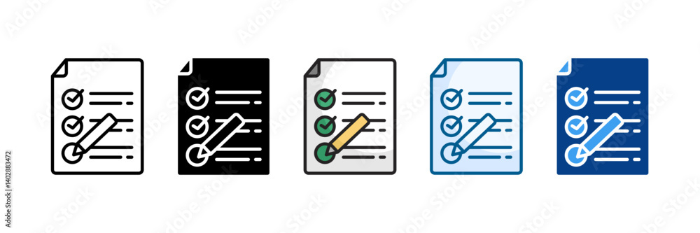 Commitment Icon Set Multiple Style Collection Commitment Icon Set Multiple Style Collection