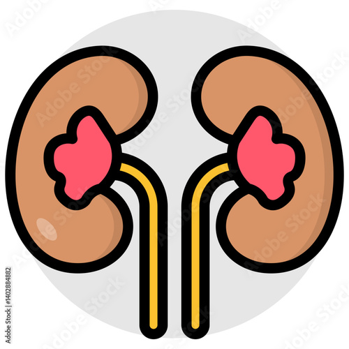 Premium download icon of kidneys
