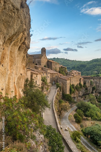 Obraz na płótnie Picturesque medieval village of Minerve in the south of France w salonie