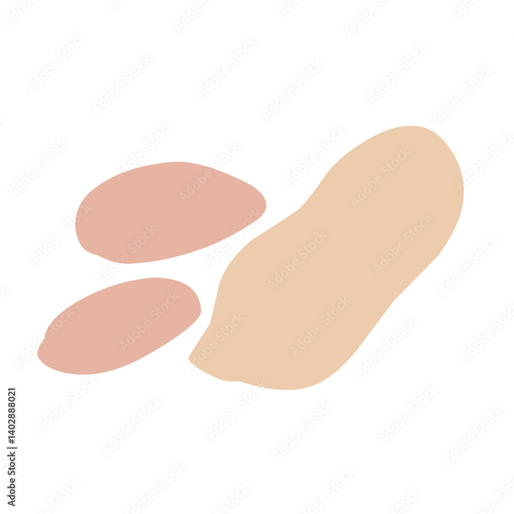 Peanuts vector illustration Peanuts vector illustration
