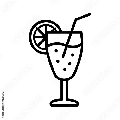 Iconic cocktail glass