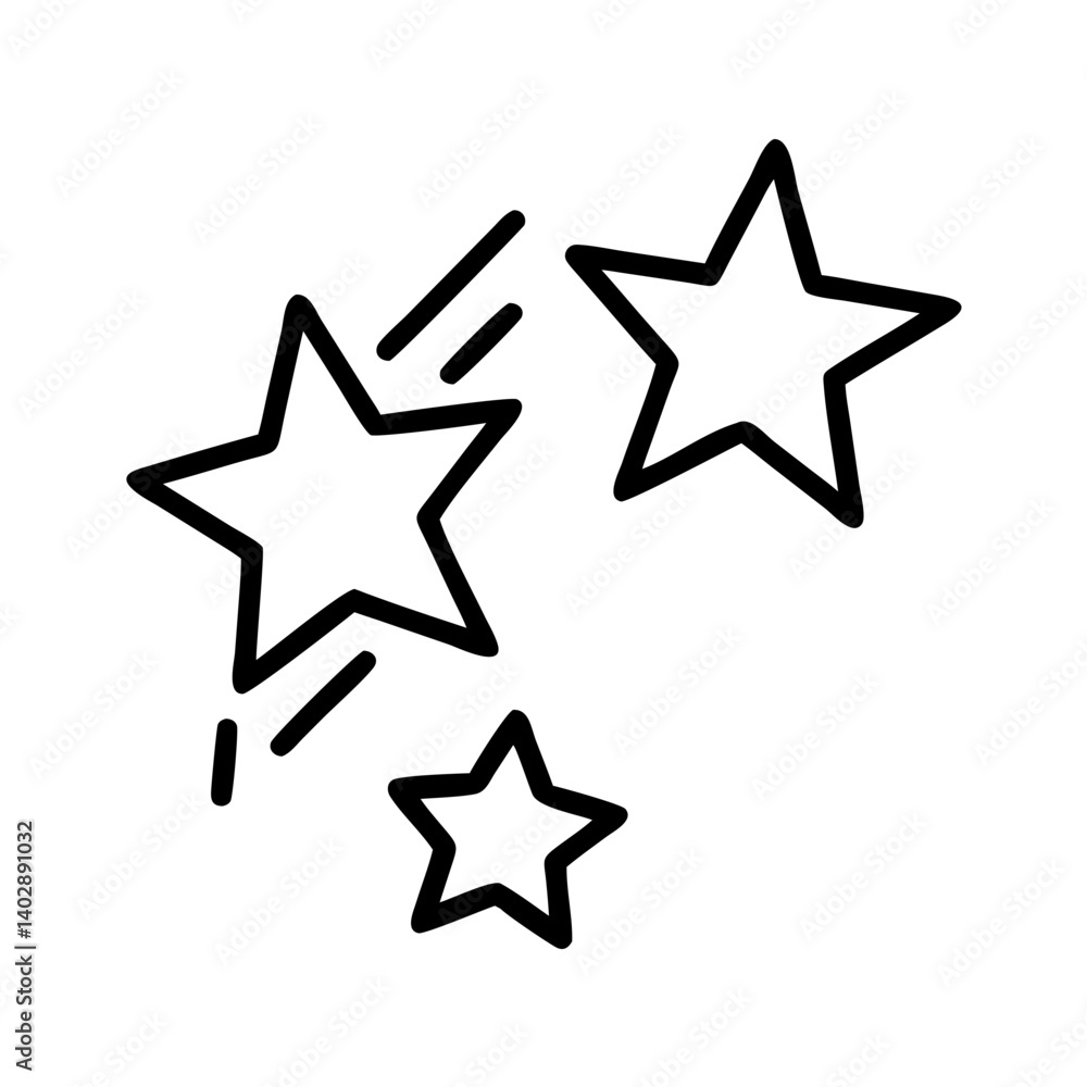 Obraz premium Star Collider Icon