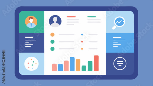 Personalized Health Dashboard An overview layout for a digital dashboard presenting various biomarker levels in card format for easy reading with icons for each marker.