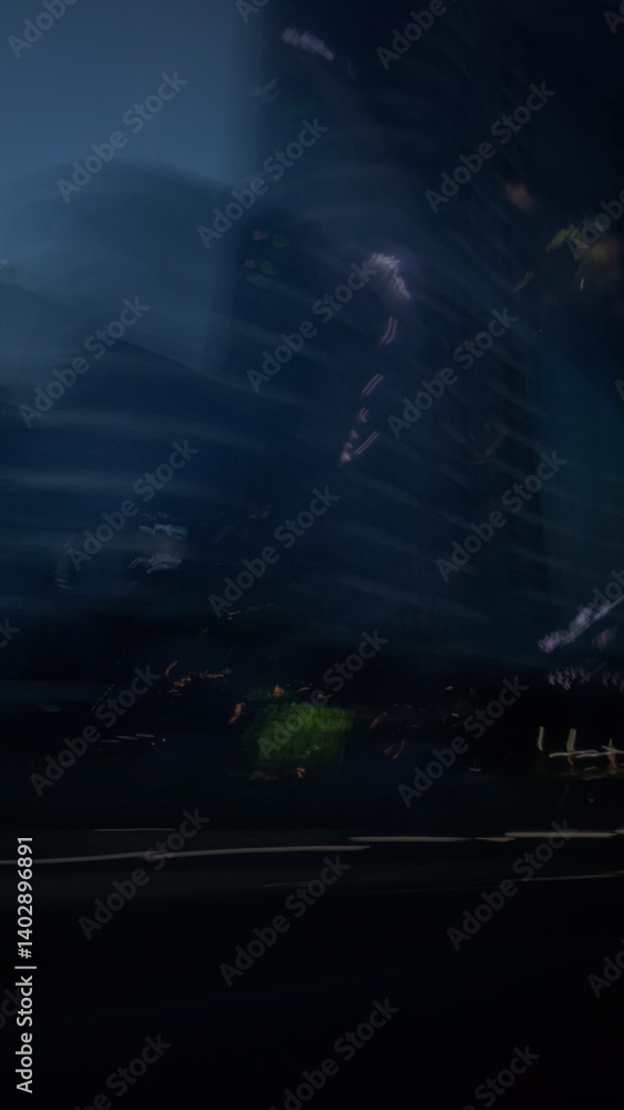 Obraz premium Nighttime Sky with Motion Blur