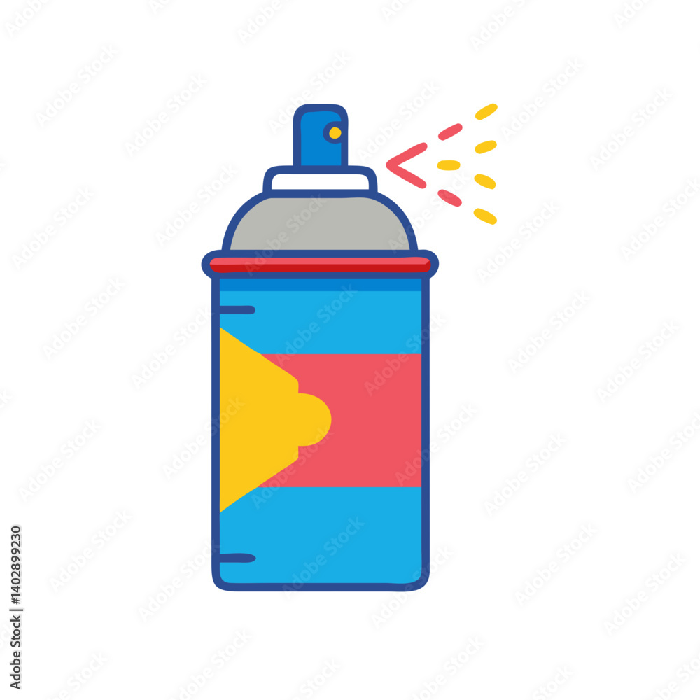 Spray Can Icon Representing Street Art and Graffiti Expression Spray Can Icon Representing Street Art and Graffiti Expression