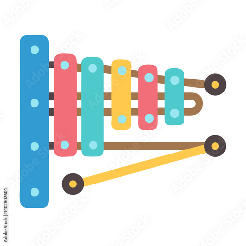 Xylophone Toy Representing Early Childhood Learning and Musical Development