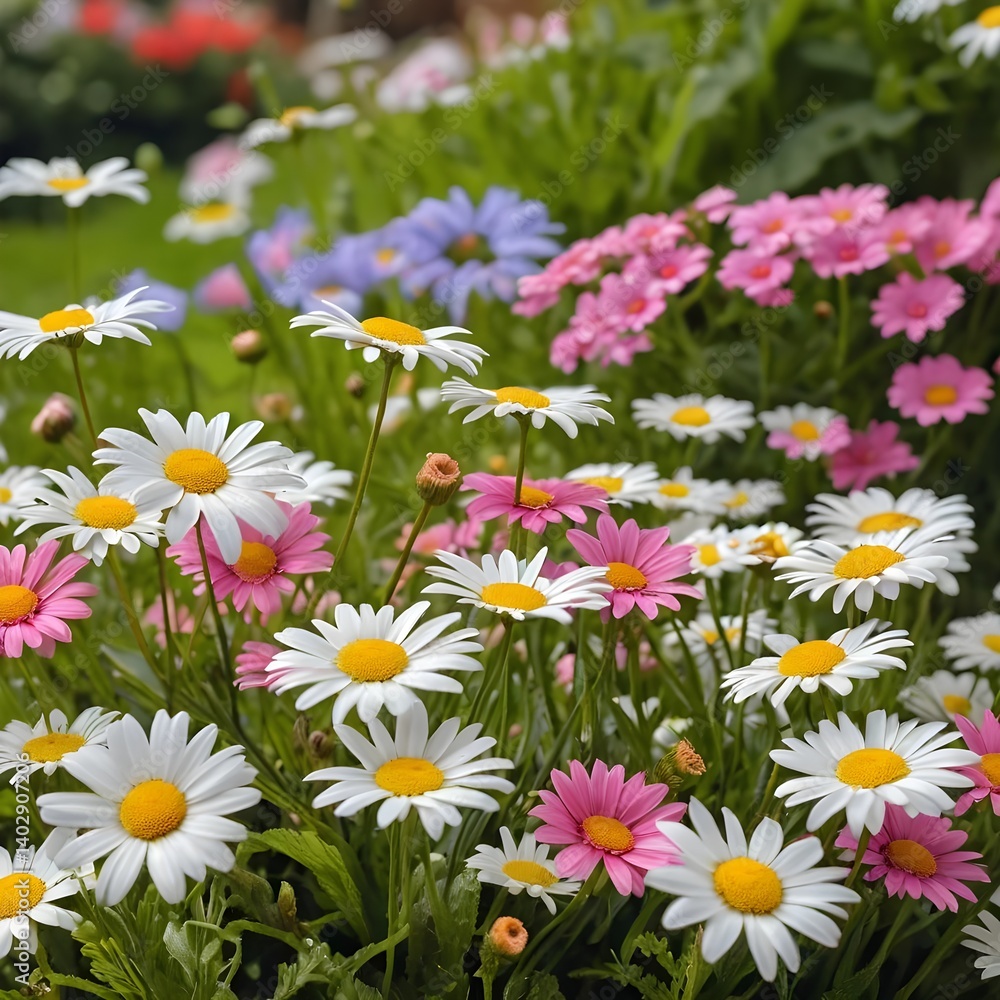 Colorful Daisy Meadow Colorful Daisy Meadow