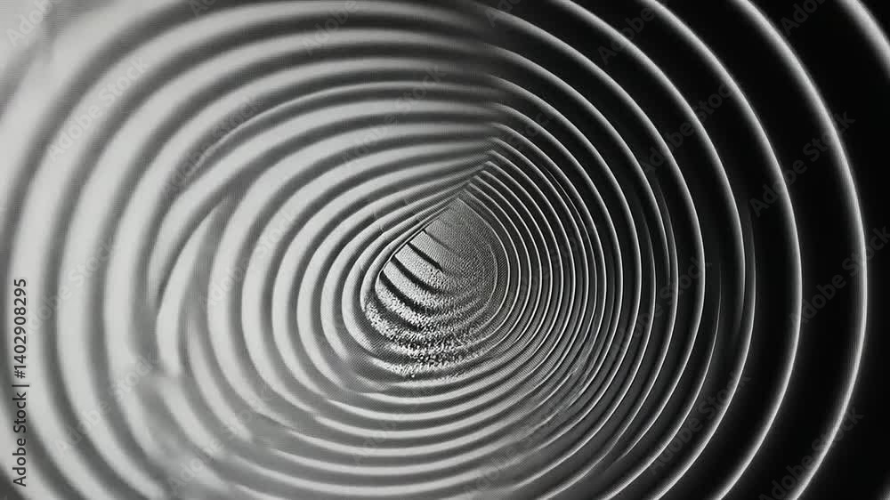 Abstract view of flowing water with ripples creating a mesmerizing pattern in monochrome Abstract view of flowing water with ripples creating a mesmerizing pattern in monochrome