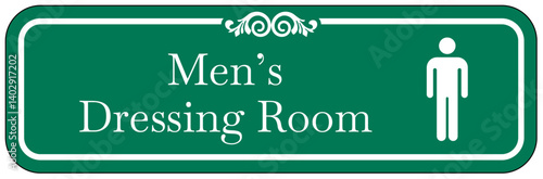 Restroom sign men
