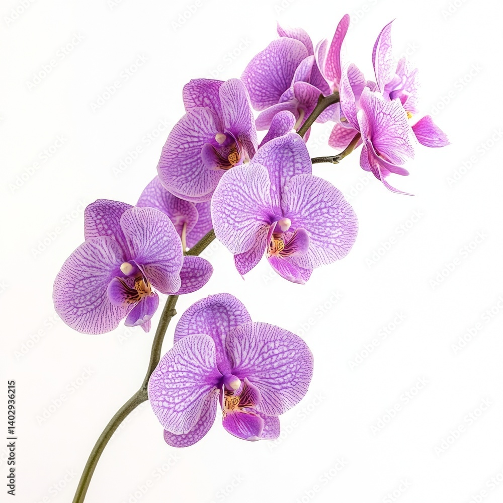 Fototapeta premium pink orchid branch