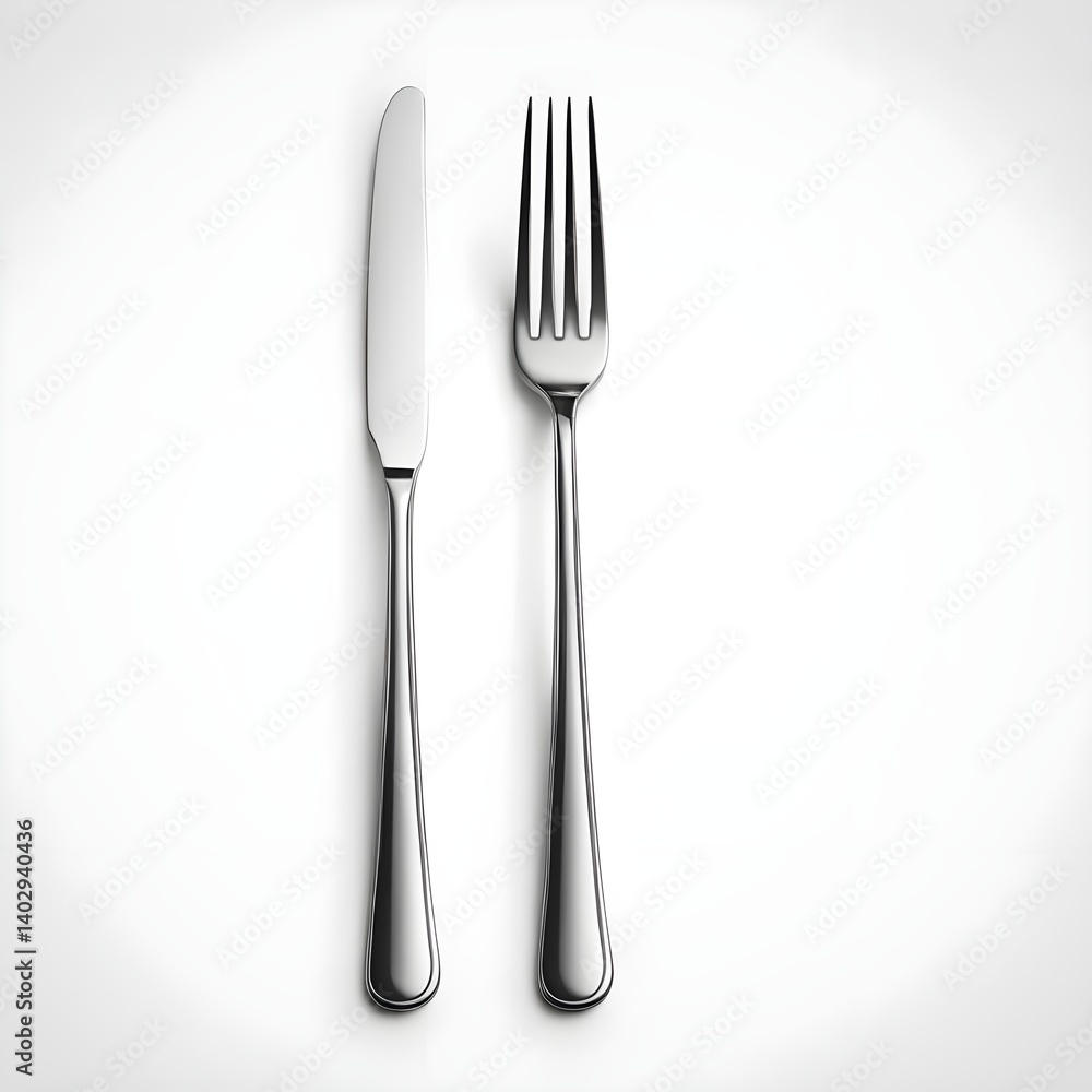 Silverware Place Setting Knife and Fork Silverware Place Setting Knife and Fork